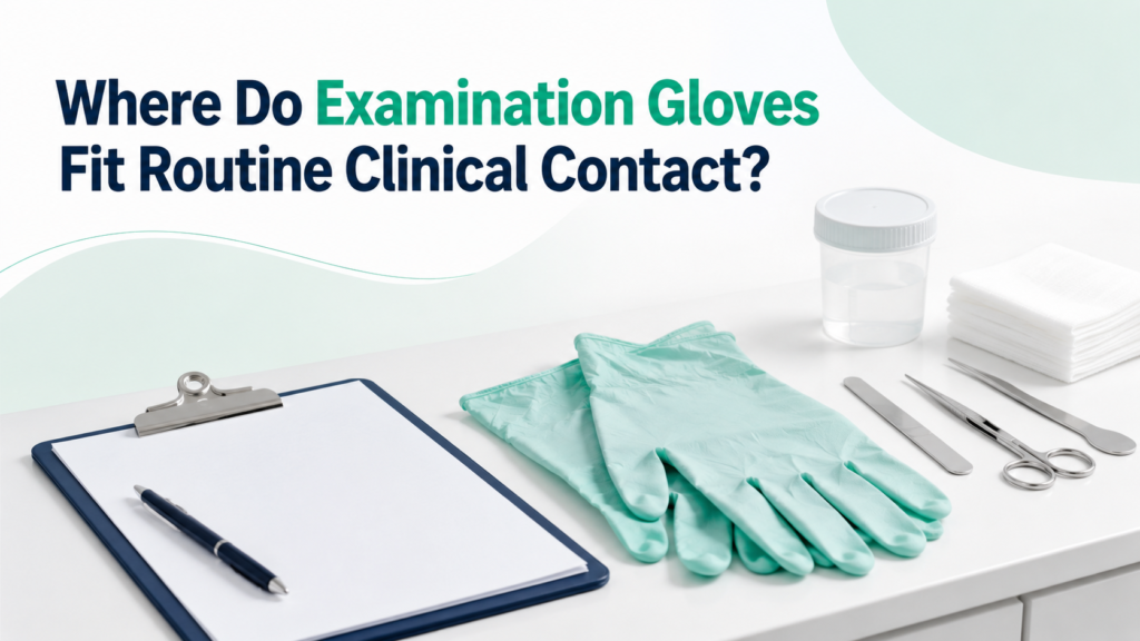 examination gloves routine clinical contact